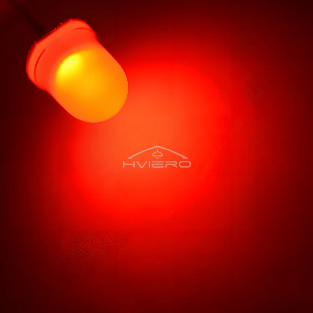 

50 шт. Ультра яркие рассеянные светодиоды HVIERO 10 мм