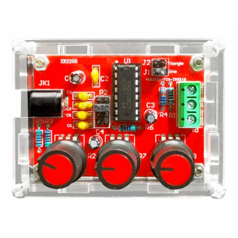 Генератор сигналов XR2206 с частотой от 1 Гц до 1 МГц, генератор синусоидальных треугольников и прямоугольных сигналов, регулируемая амплитуда частот, Комплект «сделай сам»