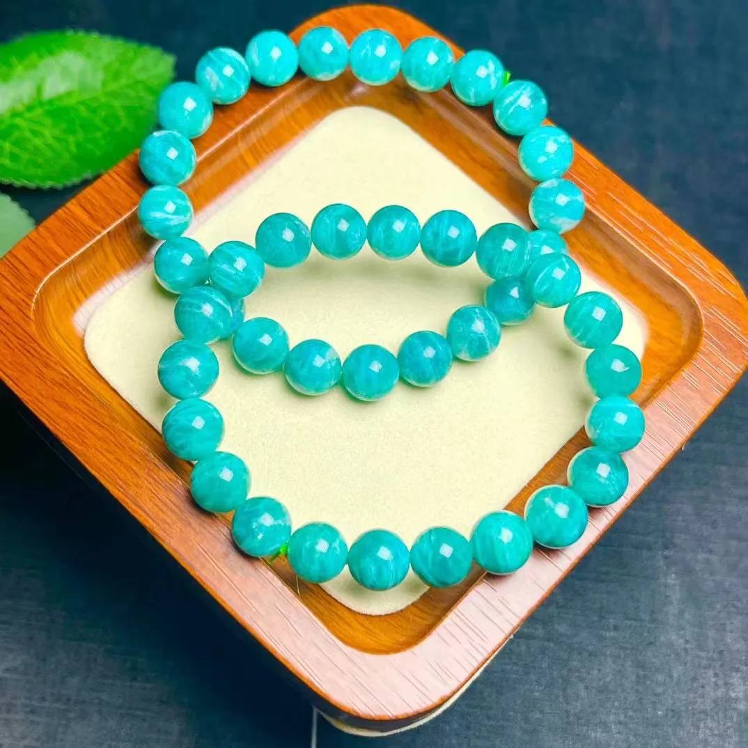 Лидер продаж браслет Unit One из натурального амазонита бусин