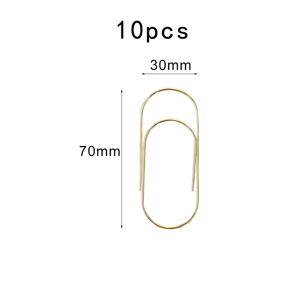 

Большие металлические скрепки ALLTU, 10 шт.