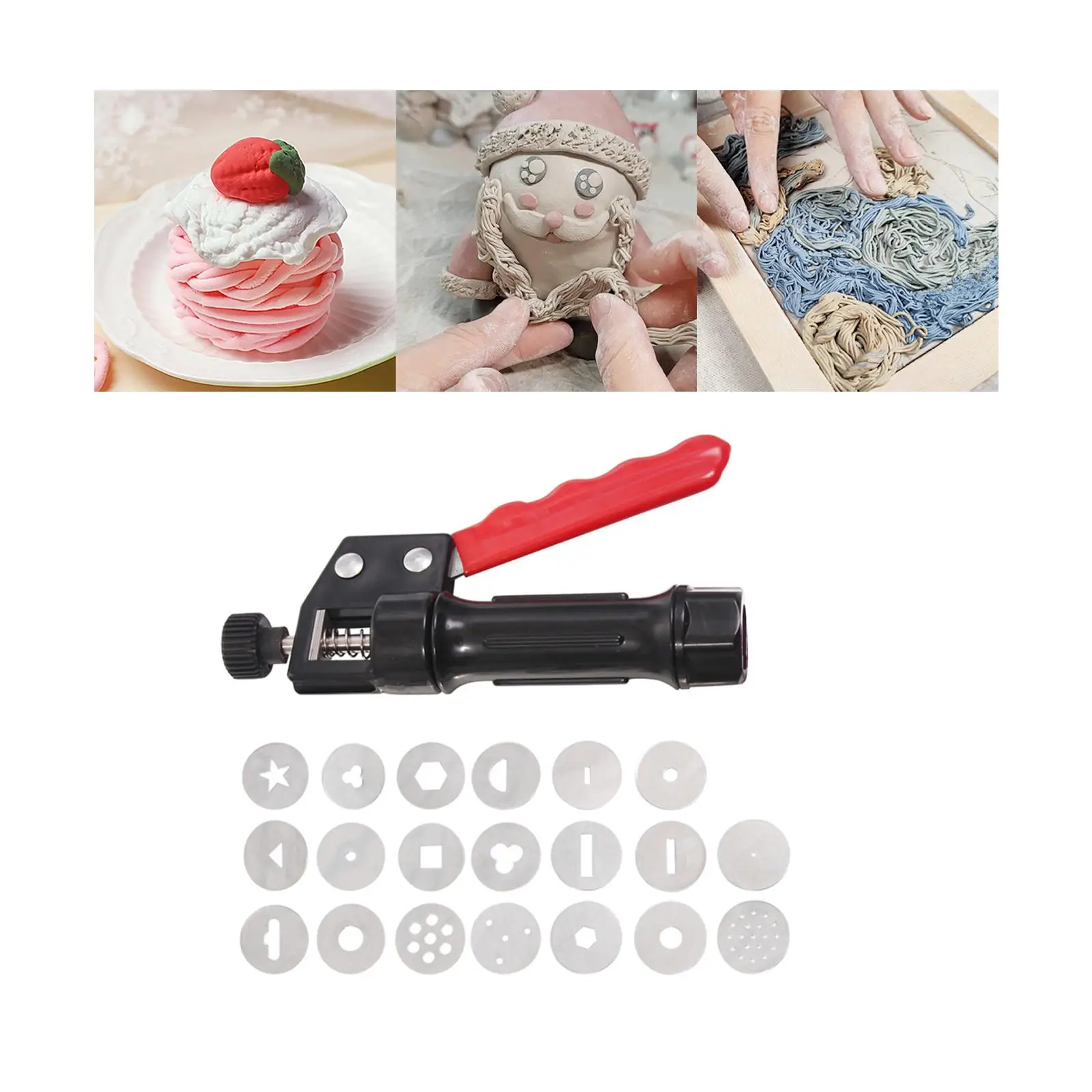 

Soft Clay Extruder Baking Sugar Paste Extruder for Petal Biscuit Sculpturing