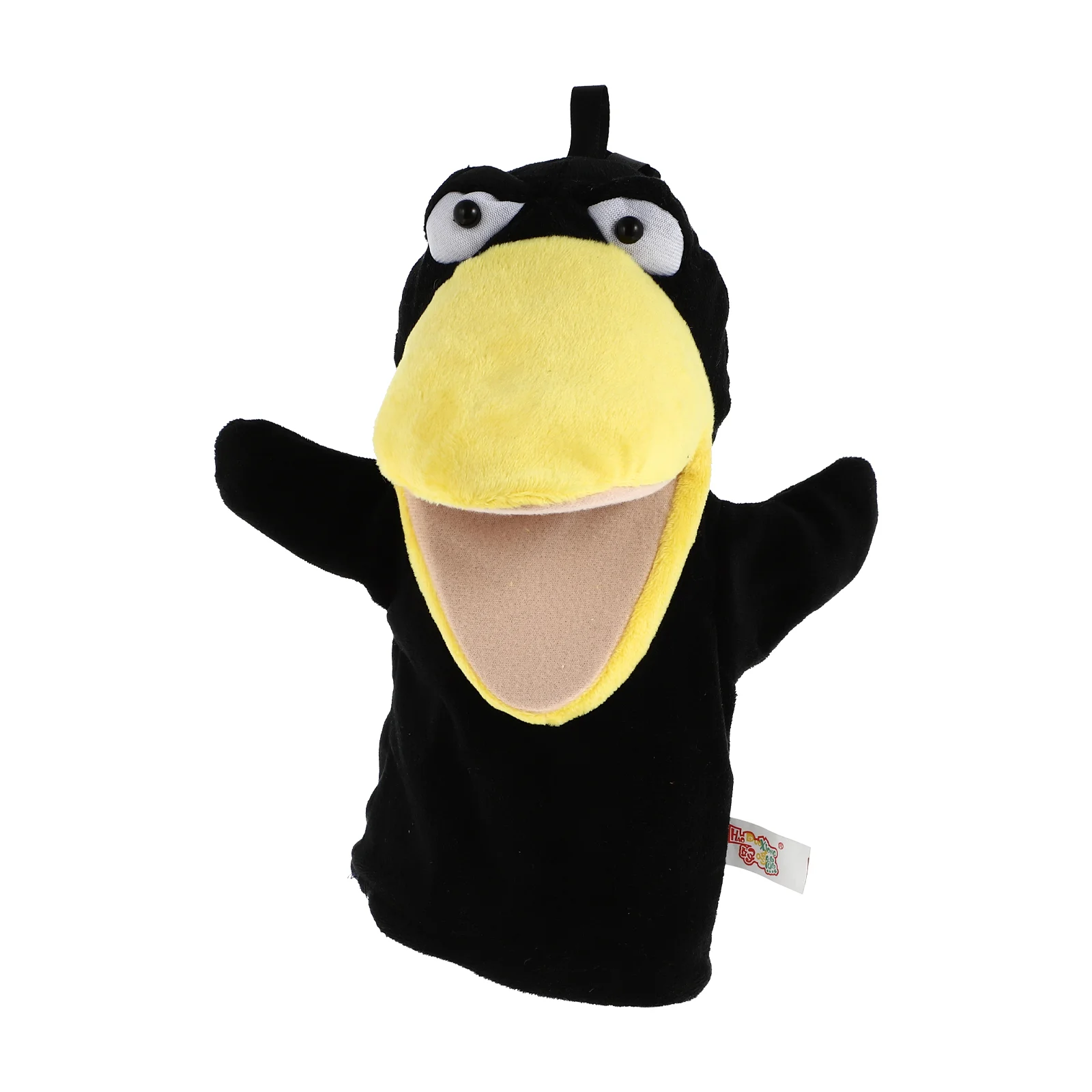 

Crow Hand Puppet Animal Head Finger Toy Lovely Mini Puppets Toys Decorative Plaything