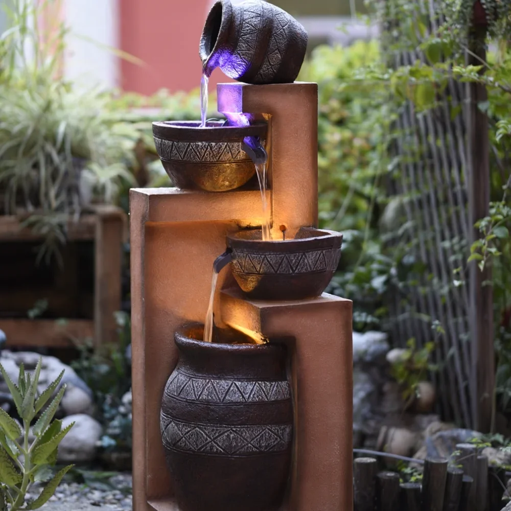 Большой внутренний фонтан в европейском стиле украшение водной пейзаж