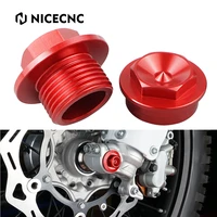 nicecnc motorcycle m20x1 5 front left right axle nut screw bolt for gasgas ex ec mc 125 300 ex f ec f mc f 250 450 2021 2022 red