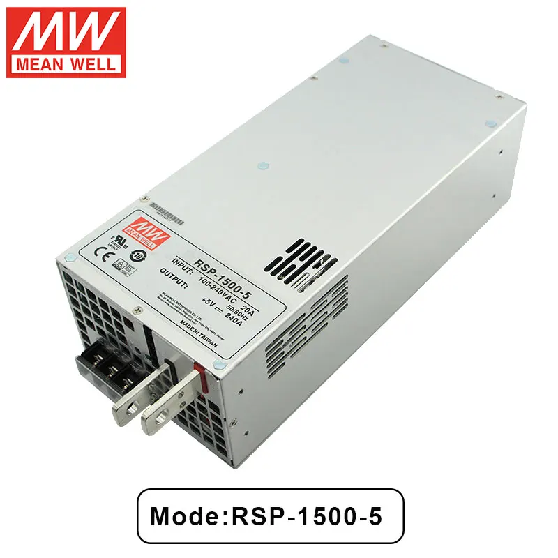 MEAN WELL RSP-1500-48 1500 Вт переменного тока в постоянный ток 5 В 15 12 24 48 Импульсный блок