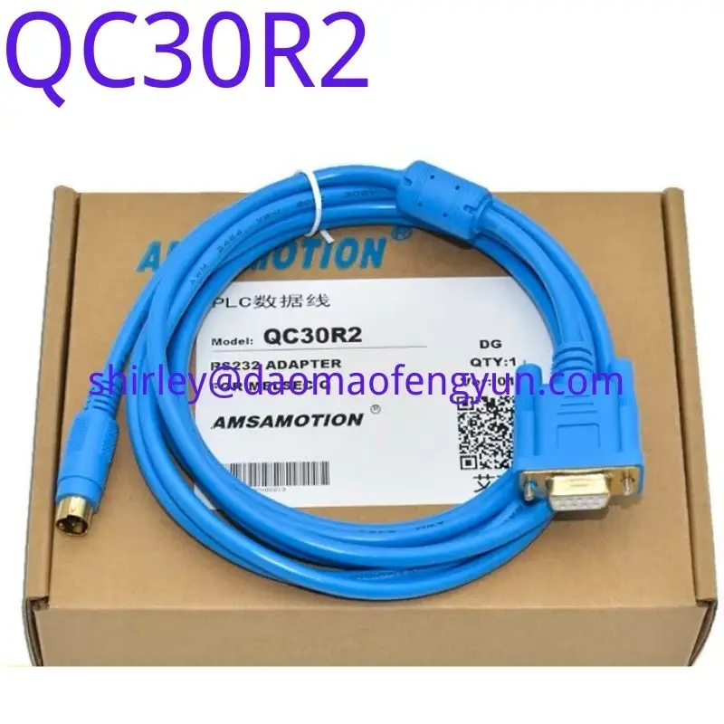 

Brand New Q-series PLC programming cable QC30R2 data communication download cable gold-plated blue high flexible wire 3m RS232