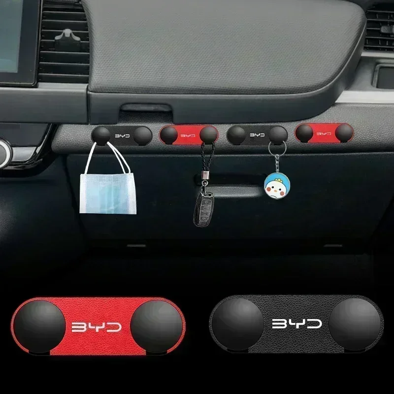 Универсальные автомобильные крючки для хранения BYD Tang F3 E6 Atto Yuan Plus Song Max F0 G3 I3 Ea1 Dmi