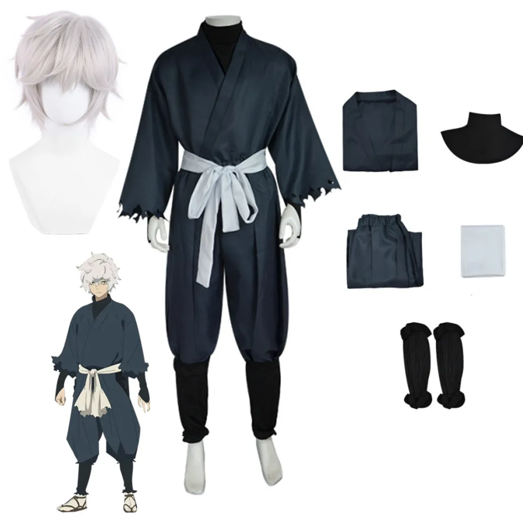 

Gabimaru Cosplay Jigoku Raku Gabimaru Cosplay Costume Anime Hell's Paradise Ninja Uniform Wig Halloween Adult