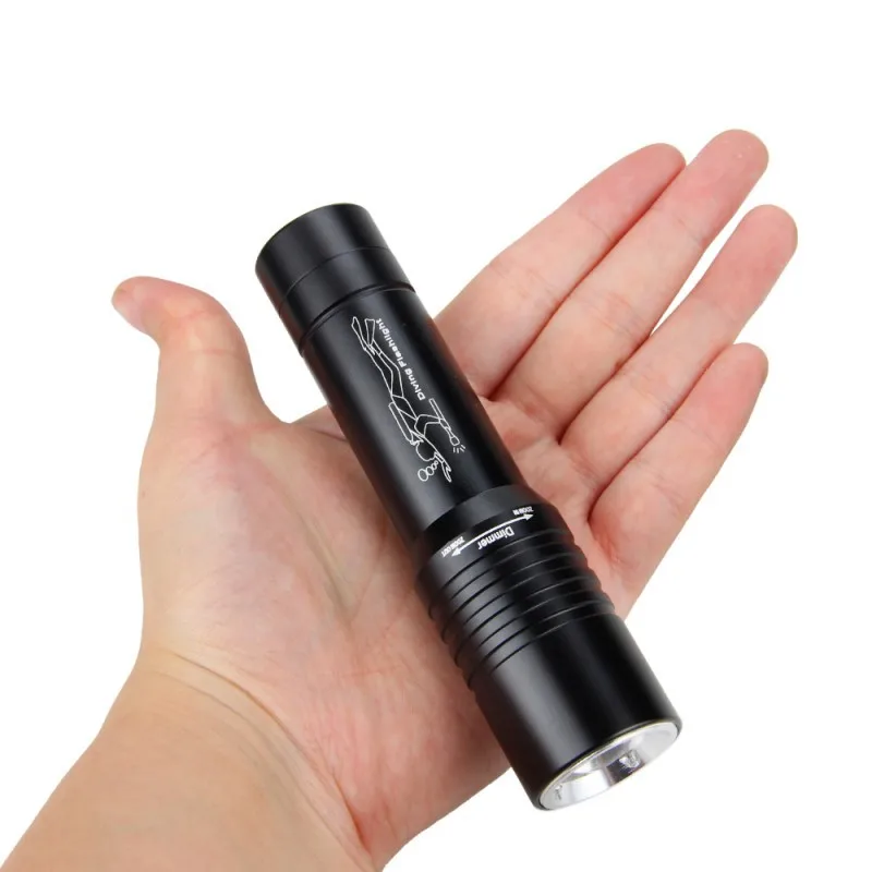 

ZK30 8000LM Super Bright Underwater Lantern Professional Diving Flashlight 2-Layer Waterproof Ring IPX8 Waterproof Diving Torch