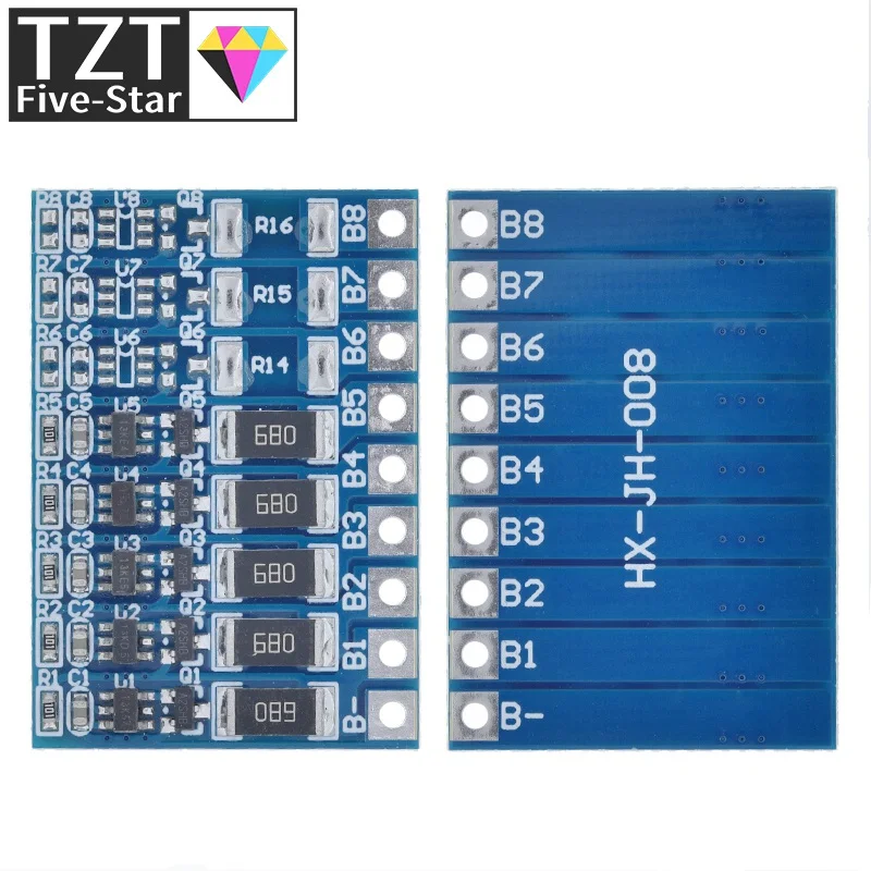 TZT 5S 4 2 в балансировочная плата для литий-ионных батарей 18650 21 с полным зарядом