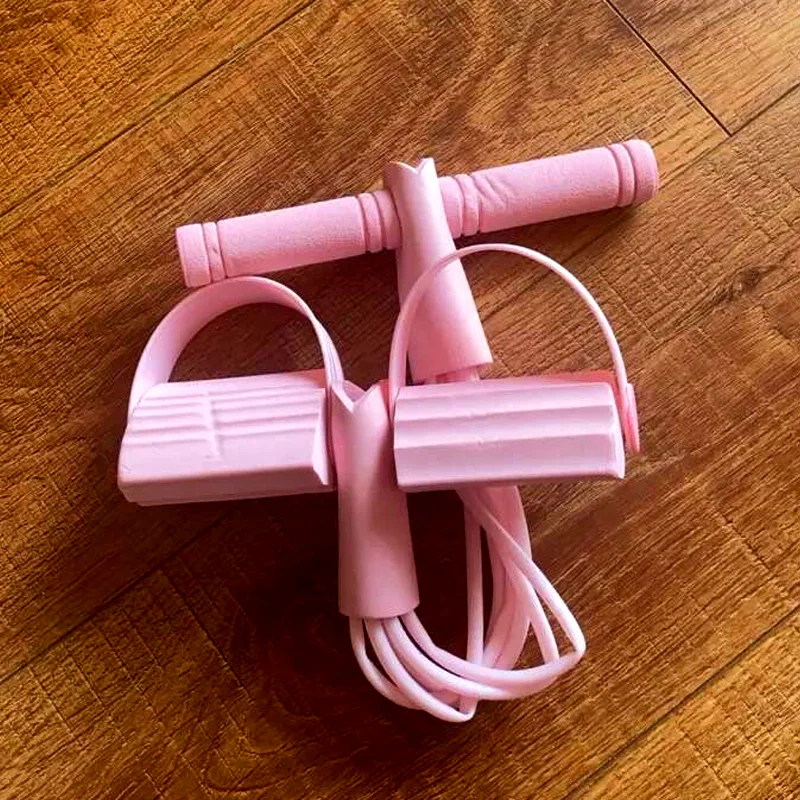 4-трубный съемник педалей для йоги женские эспандеры тренировка живота талии рук