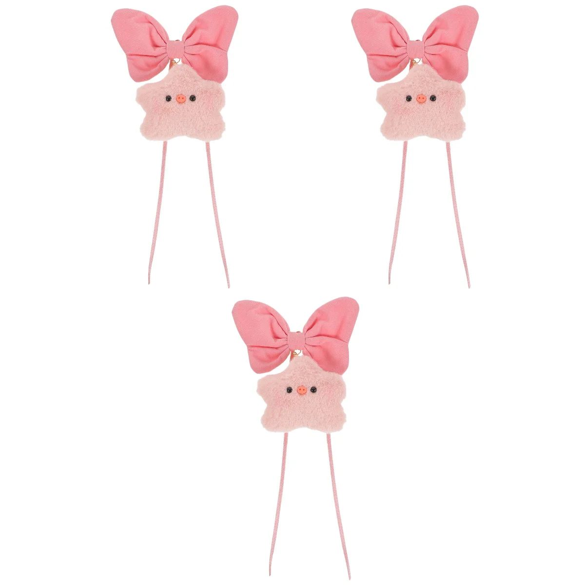 

3pcs Car Pendant Star Shape Car Interior Pendant Creative Hanging Ornament Accessory