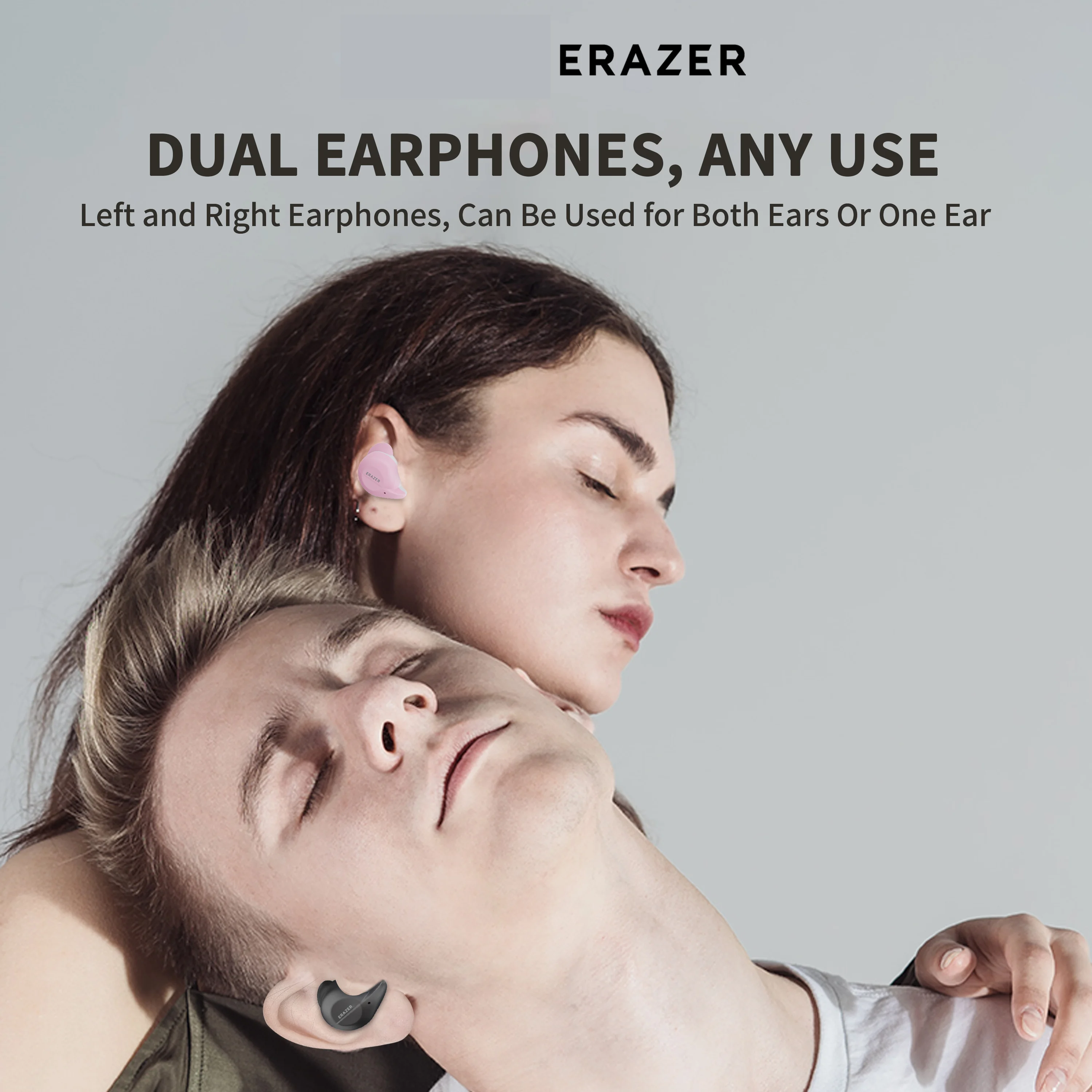 Беспроводные наушники-вкладыши Erazer XT91 PRO, стереозвук, спортивные наушники с объемным звучанием, эргономичный комфортный дизайн для спортзала и бега (art.: 3920da1f11e1f) - 3920da1f11e1f