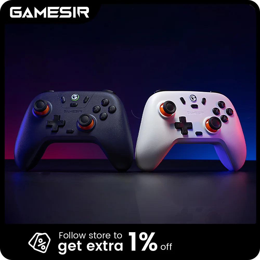 GameSir Nova Lite Switch Controlador de jogos Hall Effect Gamepad para Nintendo Switch iPhone Android Phone PC
