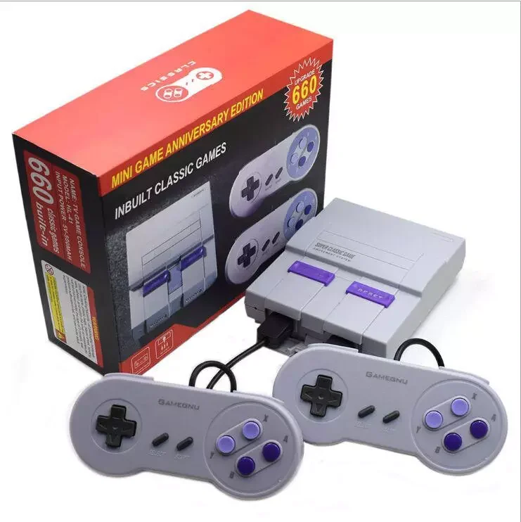 

New Retro Super Classic Game Mini TV 8 Bit Family TV Video Game Console Built-in 660 Games Handheld Gaming Player Gift