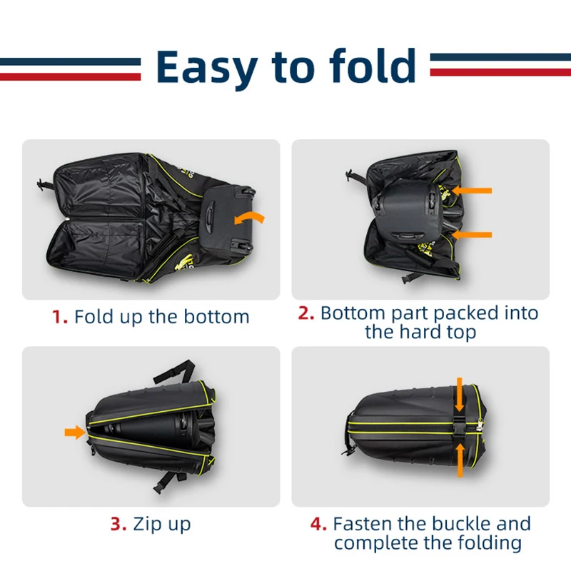 Playeagle 2022 Men and Women Hard Top Golf Travel Cover Bag  Protable Folding Aviation  With Wheels and hardcase