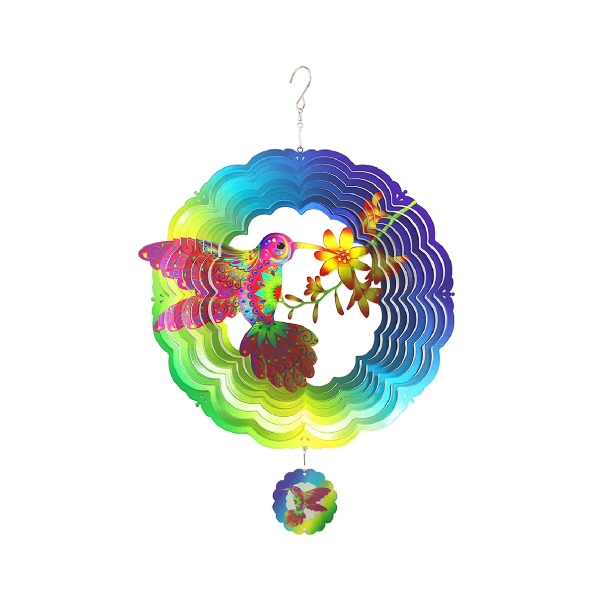 

3d-вращающаяся подвеска-колокольчик для сада