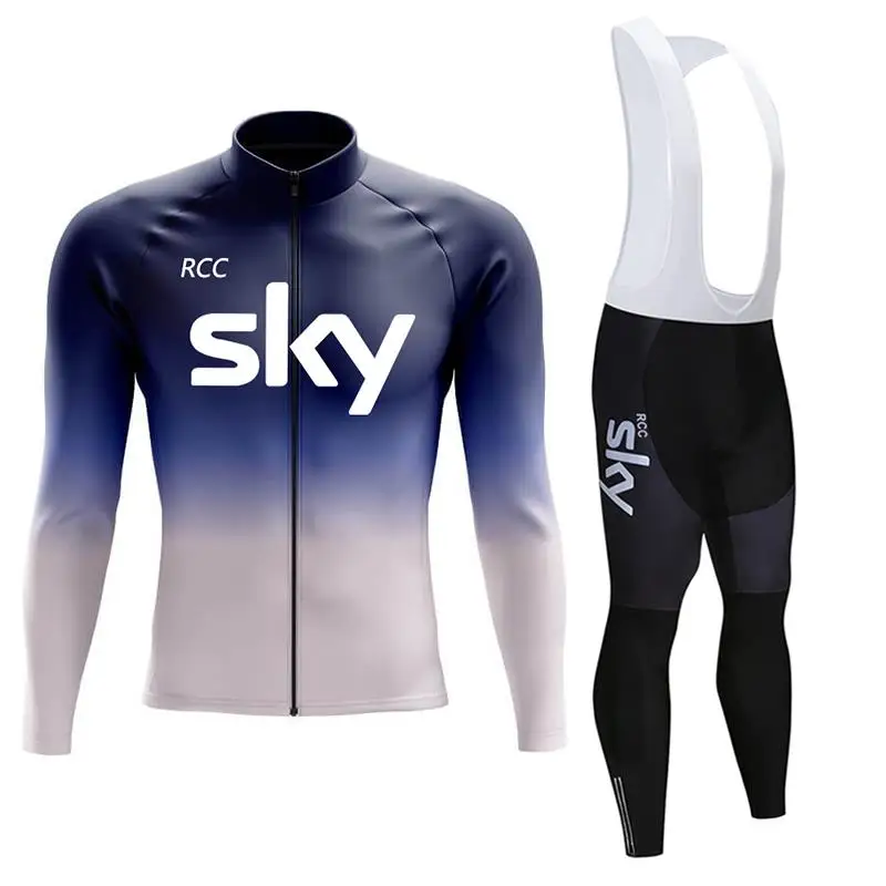 Мужской Велосипедный Комплект Rcc Sky 2024 Осенний Трикотаж С Длинными Рукавами