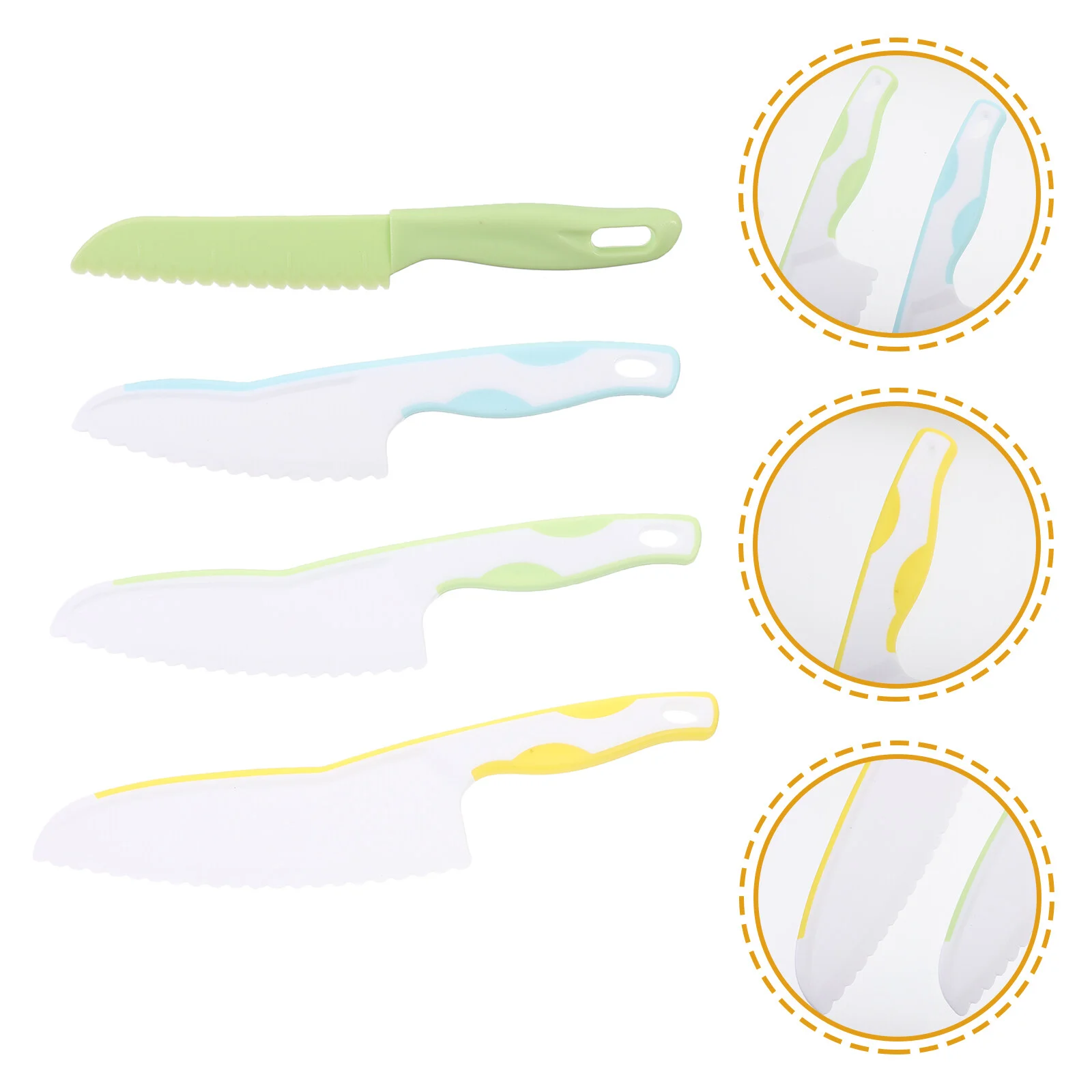 

Cutting Kitchen Tool Children Handheld Small Bread Cutters Safety