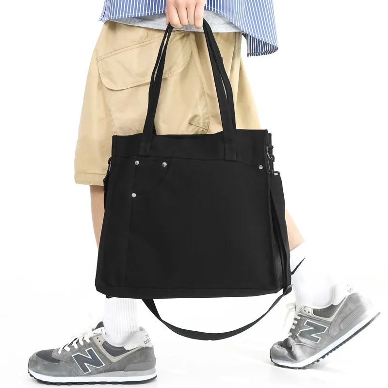 

Women Handbags Messenger Canvas Bag 2022 New Fashionable Art Shopping Shoulder Messenger Blues Leisure Crossbody Bag Totes Bags