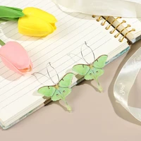 party unusual vintage funny statement acrylic green butterfly moth women girls hanging pendants earrings