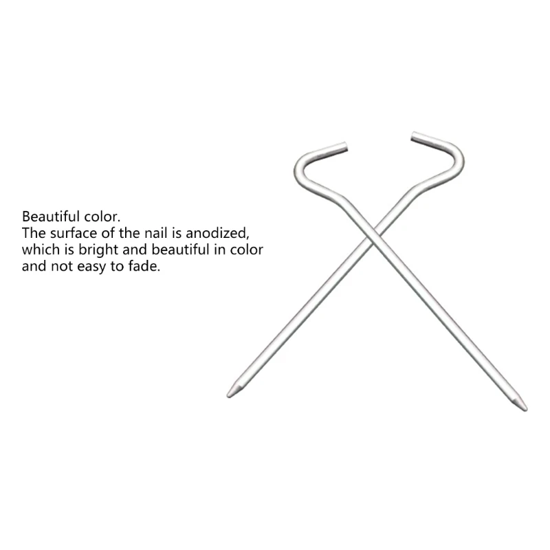 Алюминиевый сплав земные гвозди анкеры аксессуар для палатки кемпинга на