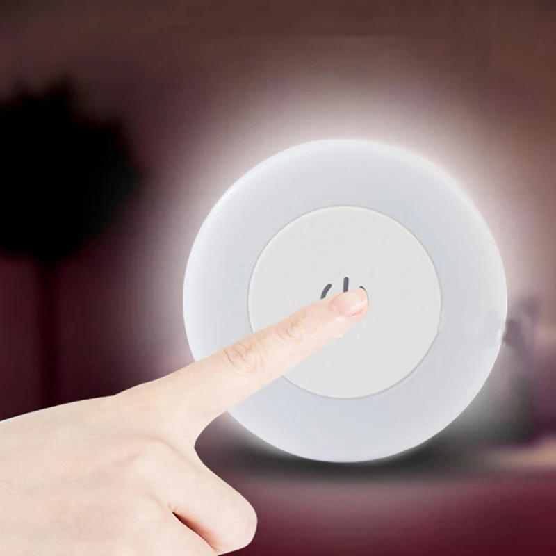 

LED Night Light Decoration Bedroom Kitchen Cabinets Toilets Bedside Lamp USB Rechargeable Touch Switch Decor For Children's Room