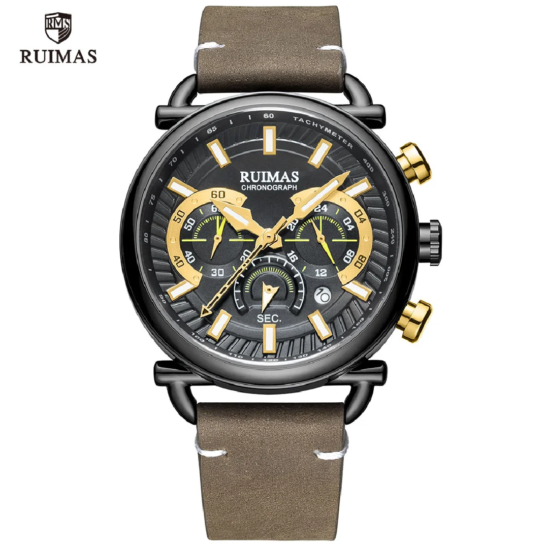 

RUIMAS Military Sport Watch Men Luxury Waterproof Chronograph Watches Top Brand Quartz Wristwatch Man Relogio Masculino Clock