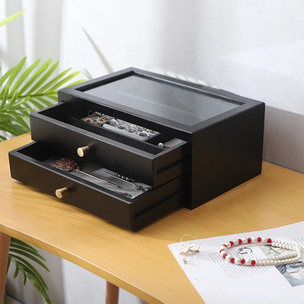 

Jewelry Box Replacement Solid Color Metal Pull Bracelet Storage Case
