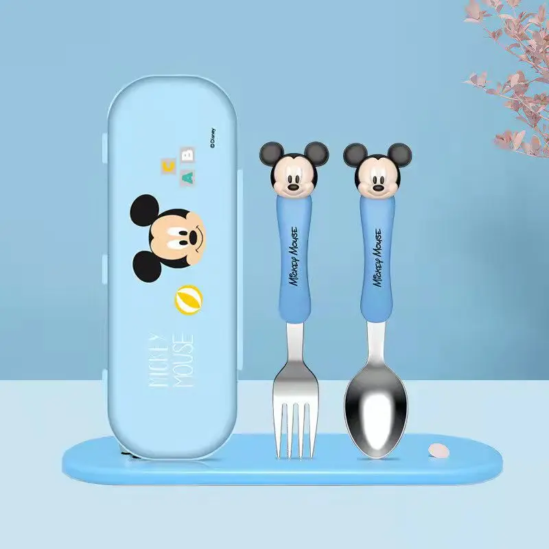 Набор детских вилок и ложек Холодное сердце из трех предметов