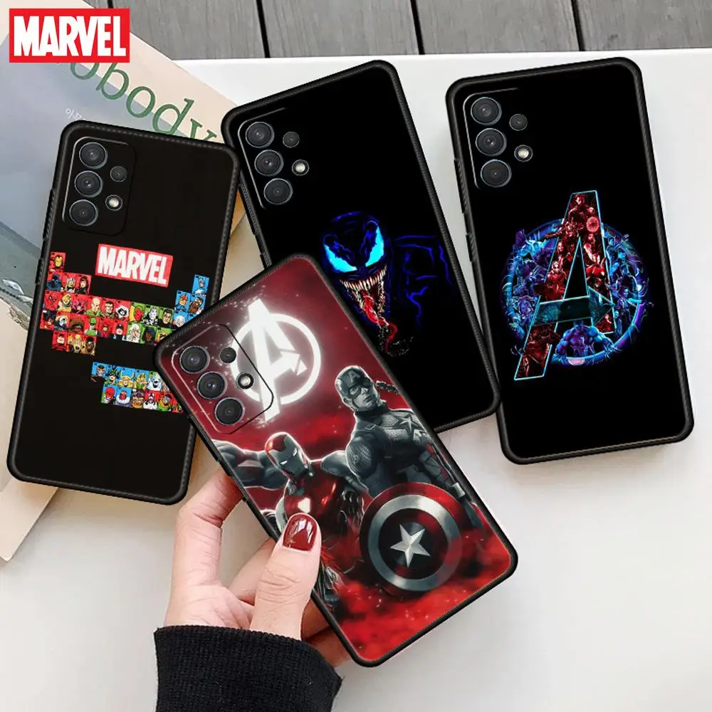 

avengers infinity war logo Phone Case For Samsung Galaxy A12 A51 A32 4G A71 A72 A02S A21S A13 A23 A33 A53 A73 5G A50 Cover