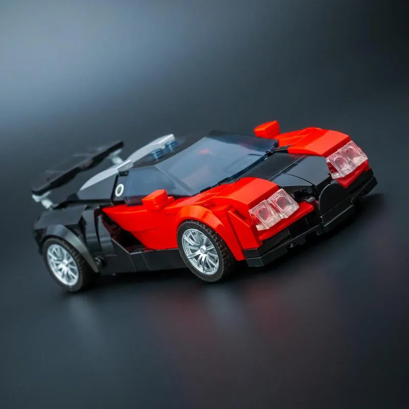Фото Изысканный новый продукт: Конструктор MOC — модель суперкара, посвященная F.K.P. Технологичный модульный набор для сборки игрушек своими руками в подарок на фестиваль №5