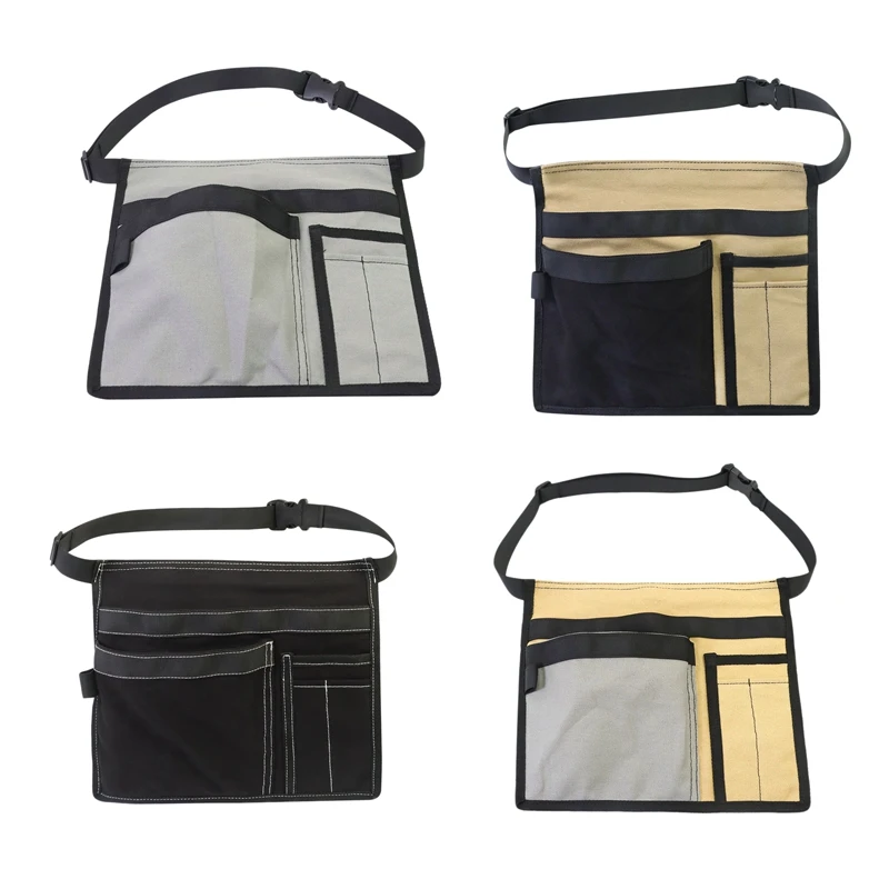 

Apron Garden Multi-Functional Electrician Oxford Cloth Home Restaurant Multi-Pockets Waist Tool Bag Adjustable Belt
