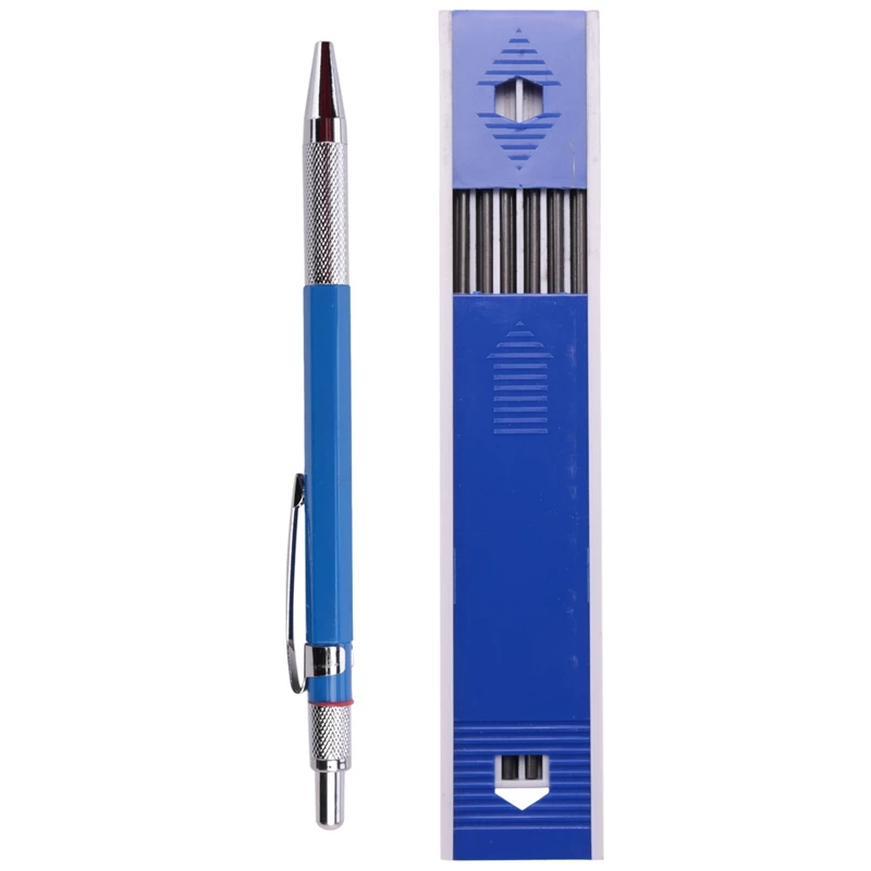 

Сварочный карандаш с круглыми заправками, 2,0 мм, механический карандаш-маркер для фитинга труб, сварочного аппарата, строительства, деревообработки