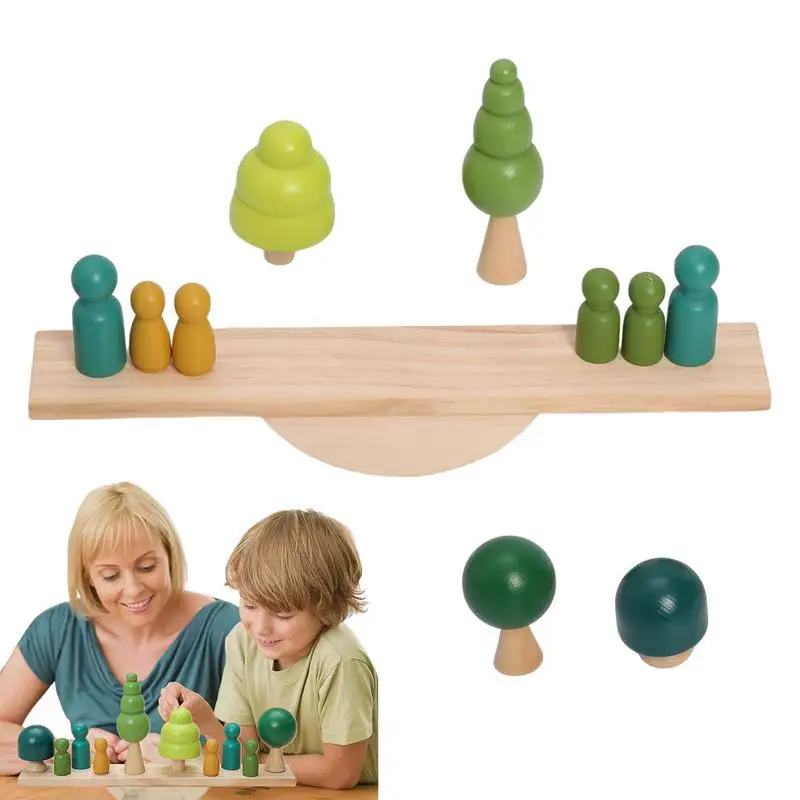 

Wooden Stacking Blocks Kids Balance Game Stacking Block Toys Balance Learning Building Toys Education For Fine Motor Skills