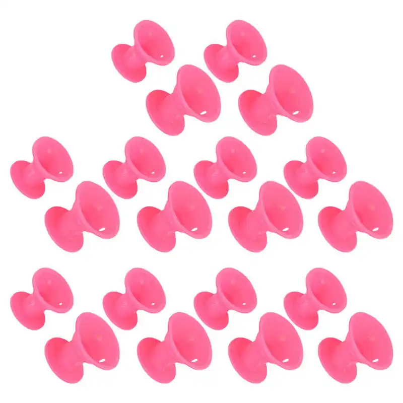 

Hair Style Rollers Hair Curlers Mushroom Shaped Easy Clean Silicone Heatless Harmless for Home for Women