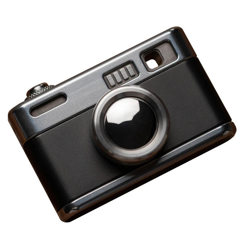 Camera-Mini Camera Push Button Snap Coin Fingertip Metal Toy Decompression Artifact enlarge