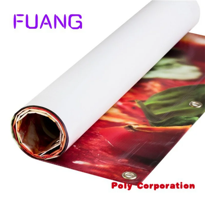 New arrival Factory price PVC flex rolls for advertising posters and  banner signboard