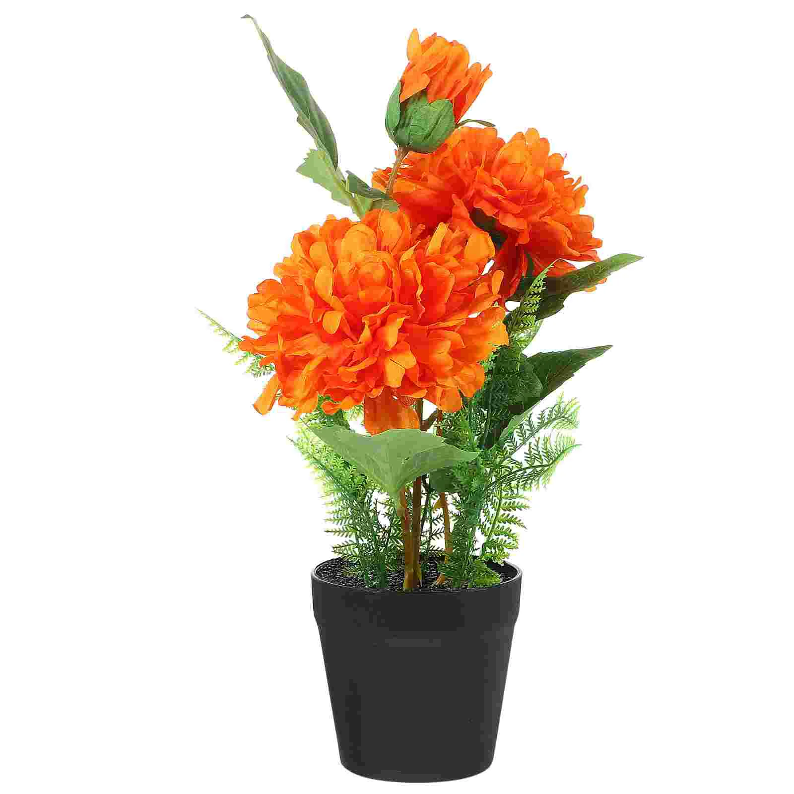 

Small Potted Plant Decor Fake Faux Peony Bathroom Decorations Indoor Artificial Plants Ornaments Bonsai Flower