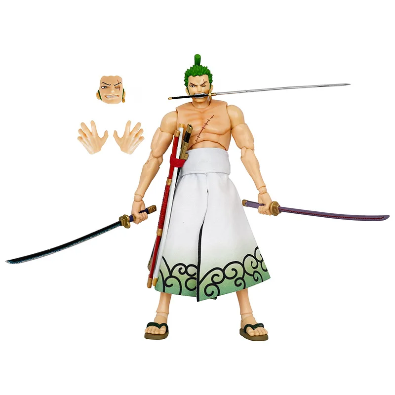 

ONE PIECE Flower Capital Kimono Roronoa Zoro Gk PVC Statue Action Figurine Desk Collectible Anime Model Kids Toy Figures Gift