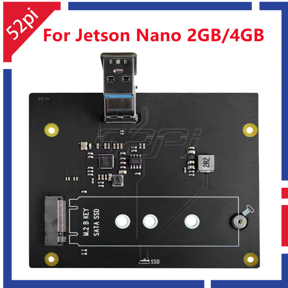 Плата расширения для SSD-накопителя 52Pi T150 M.2 NGFF SATA для Jetson Nano support Key-B 2242/2260/2280 SSD