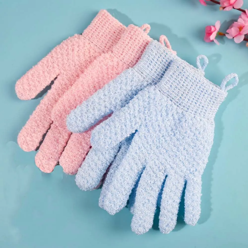 

1pcs Two-Sided Cleaning Bath Mitt For Shower Scrub Gloves SPA Massage Body Skin Brush Scrub Sponge Bathroom Accessories