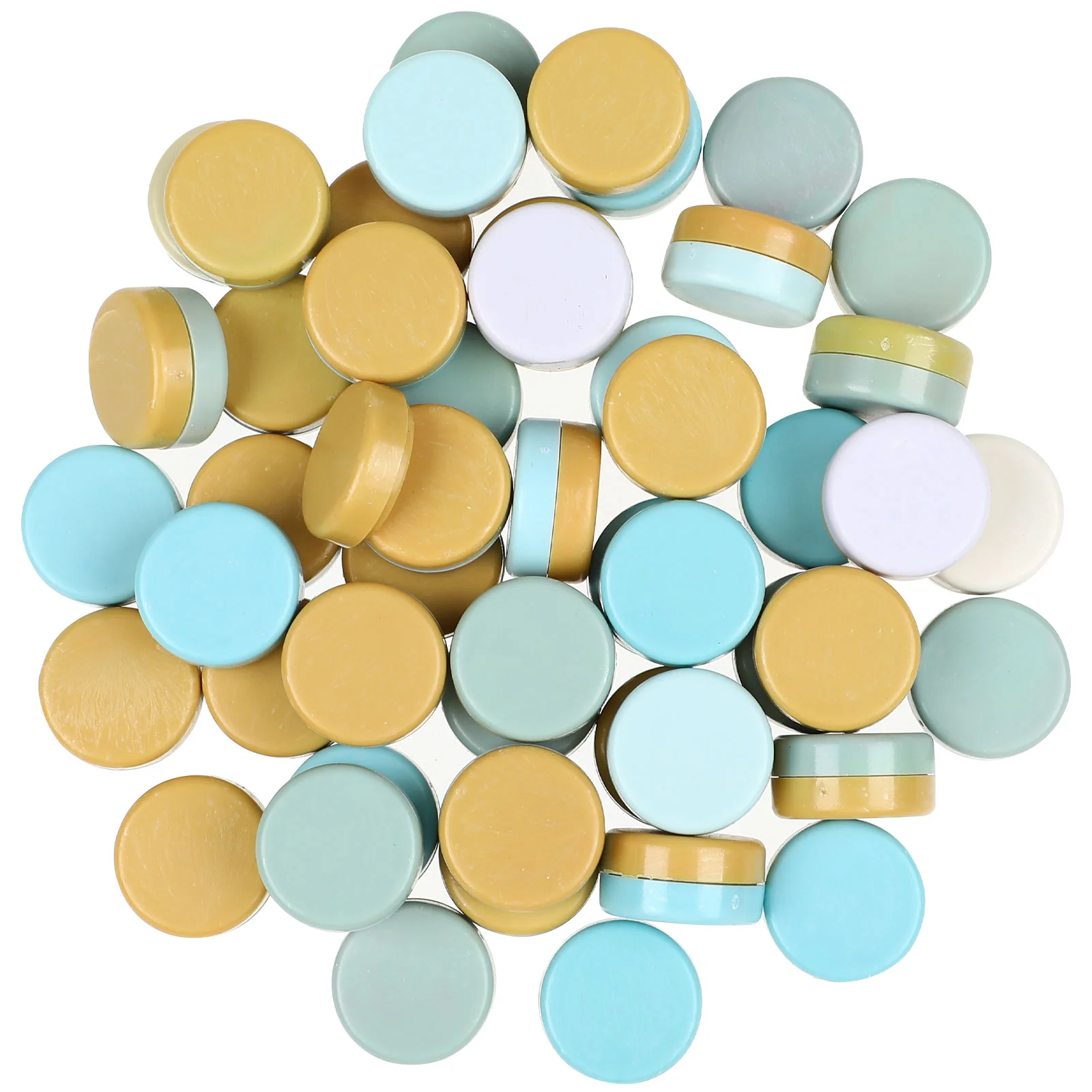 

Белая круглая коробка для колец 22 мм, детский игровой набор для детей, сменная детская игрушка-пищалка с колокольчиком