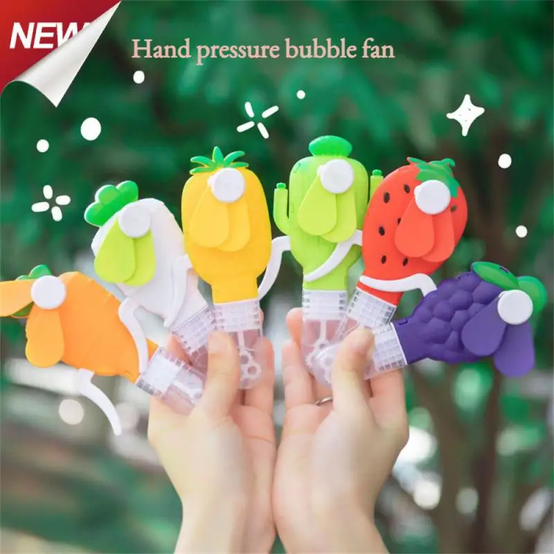 

Fruit Styling Fan Mini Manual Fan Multifunctional Hand Pressure Fan Handheld Fan Creative Children Mini Fan Cartoon Fan Mute Fan