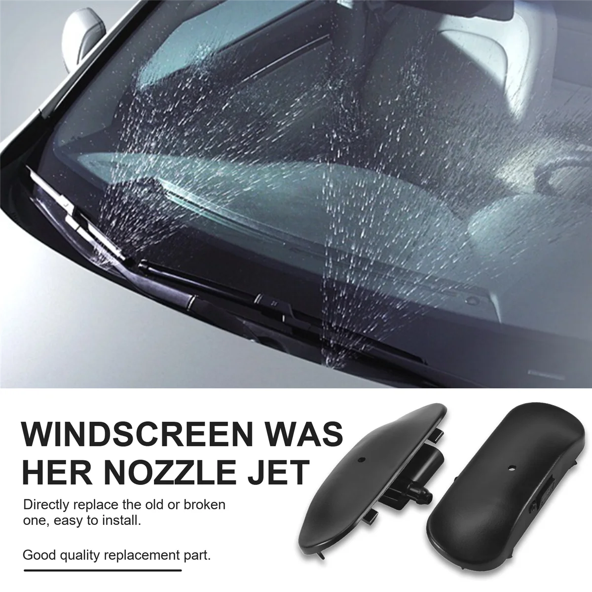 Форсунка омывателя лобового стекла L &amp R 4G0955987A / 4G0955988A для Audi A6 C7 Allroad S6 RS6 2016-2018