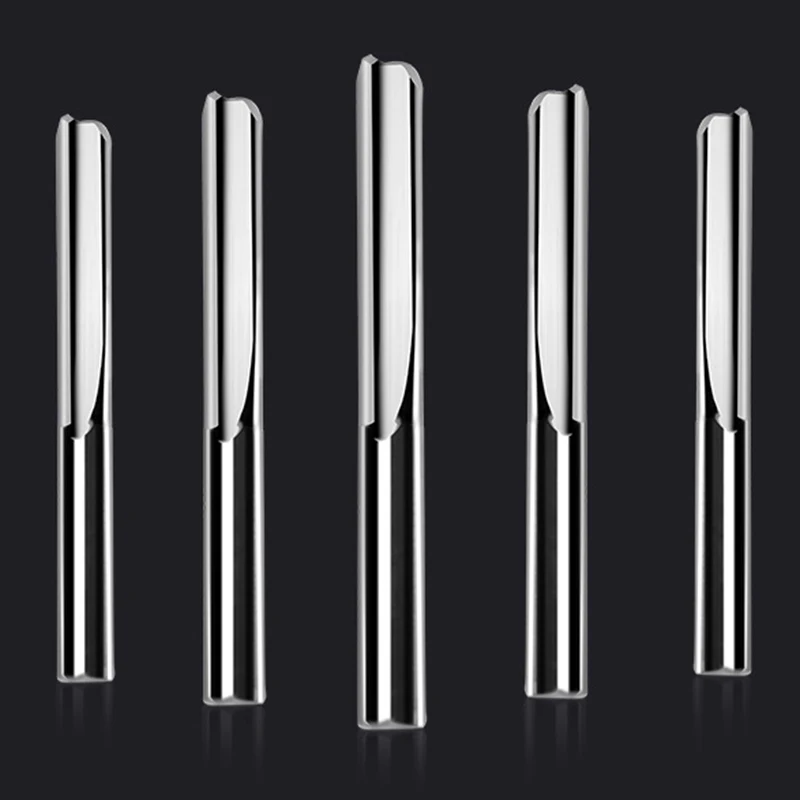 Акция! Прямые фрезы с двумя зубьями для дерева твердосплавные ЧПУ 5 шт./лот 6 х32 мм |