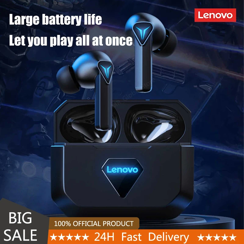 Игровые наушники Lenovo GM6 TWS беспроводные Buletooth с шумоподавлением