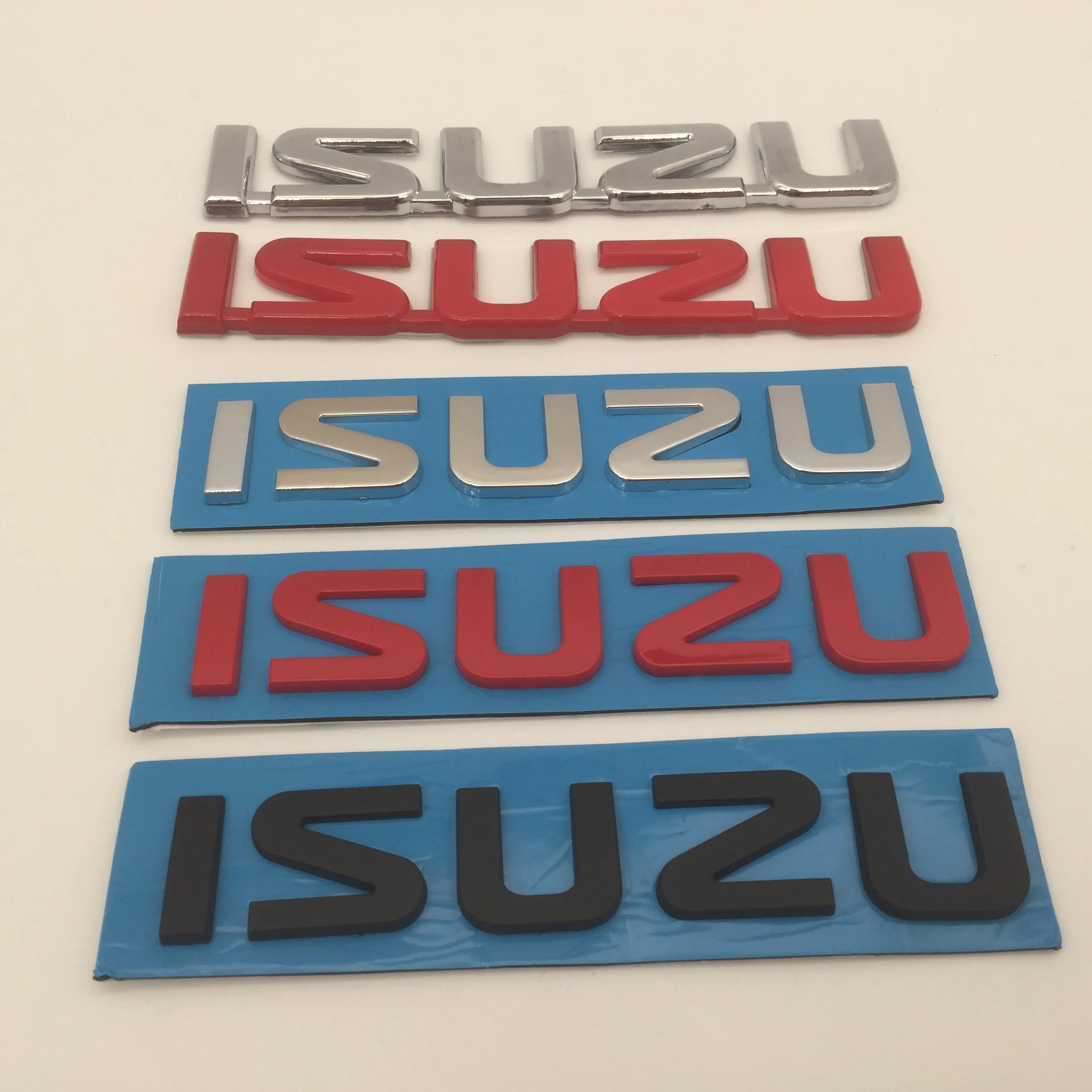 1 шт. 3D ABS высокое качество ISUZU Автомобильная буква задний хвост Наклейки на