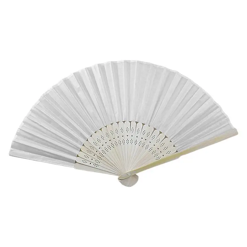 

Шелковые бамбуковые складные фанаты, китайские, японские, винтажные, бамбуковые, шелковые Фанаты для невесты, танцевальные реквизиты для церкви, годовщины, ранние сувениры