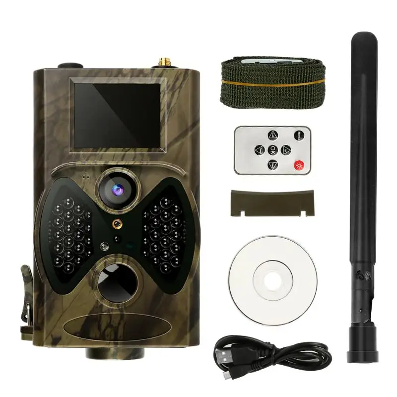 

Outdoor Hc300m Gprs Trail Cameras 940nm Infrared Digital Camera Hunting Camera Automatic Monitoring 2g Tracking Camcorders 12m